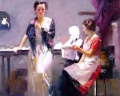 皮诺丹尼尔 - Pino Daeni painting